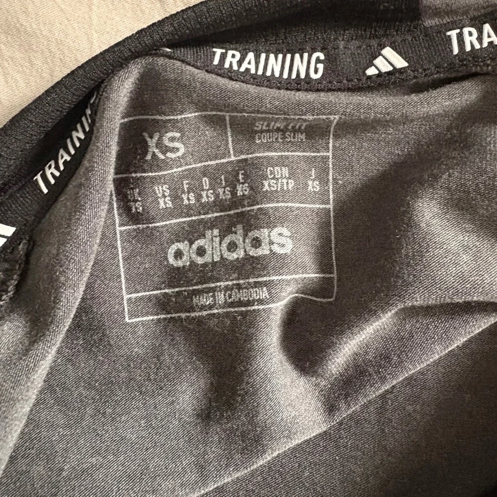 Adidas Training Mens‎ XS Grey Aeroready Muscle Tank Top Sleeveless Gym Shirt